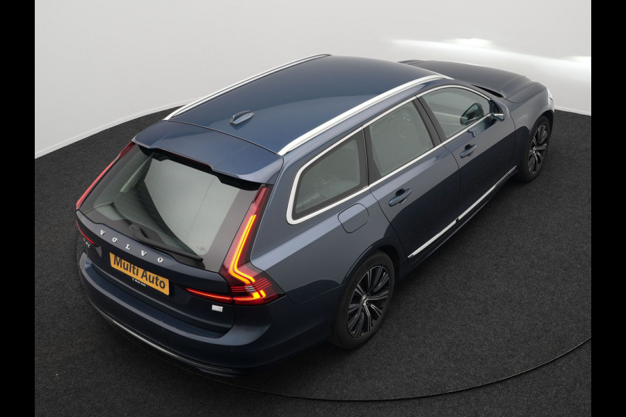 Volvo V90 T6 AWD Inscription Plug In Hybrid 340pk PHEV | Adaptive Cruise | Trekhaak af Fabriek | Head Up | Lederen Sportstoelen Memory | Harman Kardon | 360 Camera | BLIS | Pilot Assist | Stuurverwarming |