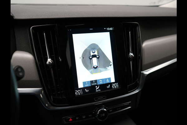 Volvo V90 T6 AWD Inscription Plug In Hybrid 340pk PHEV | Adaptive Cruise | Trekhaak af Fabriek | Head Up | Lederen Sportstoelen Memory | Harman Kardon | 360 Camera | BLIS | Pilot Assist | Stuurverwarming |