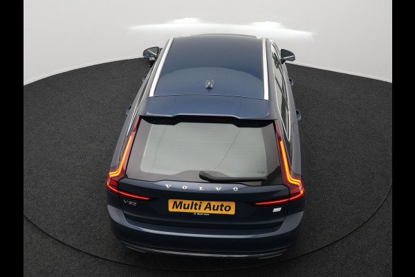 Volvo V90 T6 AWD Inscription Plug In Hybrid 340pk PHEV | Adaptive Cruise | Trekhaak af Fabriek | Head Up | Lederen Sportstoelen Memory | Harman Kardon | 360 Camera | BLIS | Pilot Assist | Stuurverwarming |