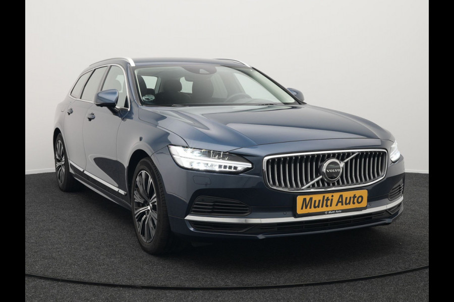 Volvo V90 T6 AWD Inscription Plug In Hybrid 340pk PHEV | Adaptive Cruise | Trekhaak af Fabriek | Head Up | Lederen Sportstoelen Memory | Harman Kardon | 360 Camera | BLIS | Pilot Assist | Stuurverwarming |