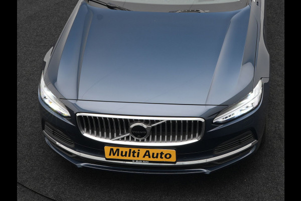 Volvo V90 T6 AWD Inscription Plug In Hybrid 340pk PHEV | Adaptive Cruise | Trekhaak af Fabriek | Head Up | Lederen Sportstoelen Memory | Harman Kardon | 360 Camera | BLIS | Pilot Assist | Stuurverwarming |