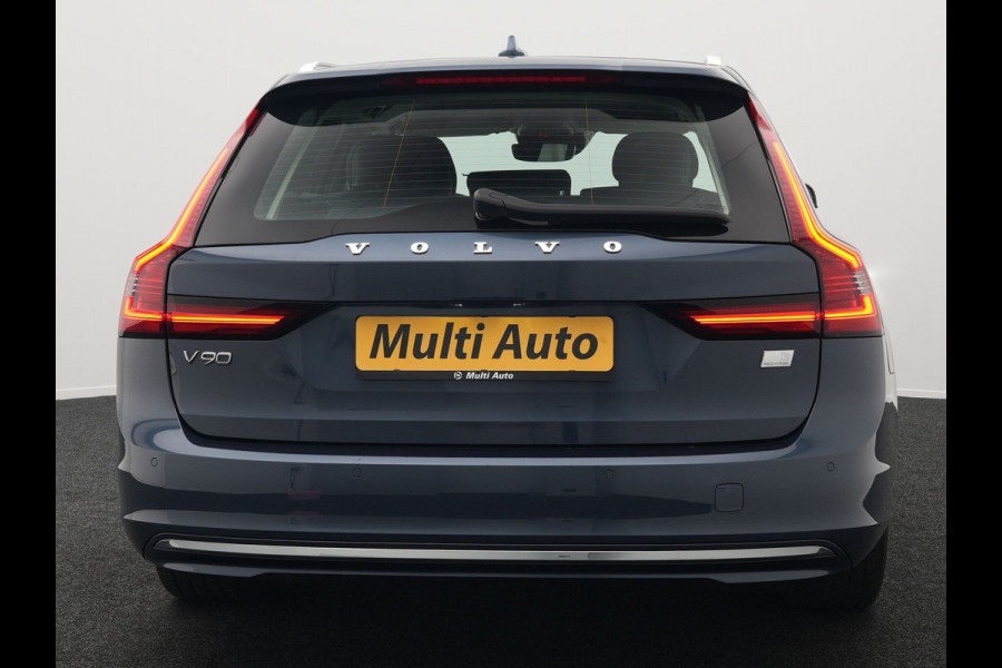 Volvo V90 T6 AWD Inscription Plug In Hybrid 340pk PHEV | Adaptive Cruise | Trekhaak af Fabriek | Head Up | Lederen Sportstoelen Memory | Harman Kardon | 360 Camera | BLIS | Pilot Assist | Stuurverwarming |