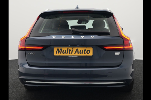 Volvo V90 T6 AWD Inscription Plug In Hybrid 340pk PHEV | Adaptive Cruise | Trekhaak af Fabriek | Head Up | Lederen Sportstoelen Memory | Harman Kardon | 360 Camera | BLIS | Pilot Assist | Stuurverwarming |