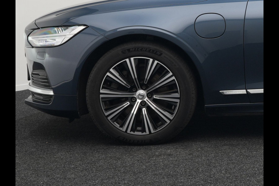Volvo V90 T6 AWD Inscription Plug In Hybrid 340pk PHEV | Adaptive Cruise | Trekhaak af Fabriek | Head Up | Lederen Sportstoelen Memory | Harman Kardon | 360 Camera | BLIS | Pilot Assist | Stuurverwarming |