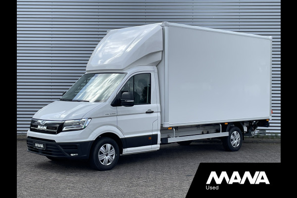 MAN TGE 3.180 177PK NIEUW Bakwagen Laadklep Zijdeur Lat om lat Carplay Airco Cruise control