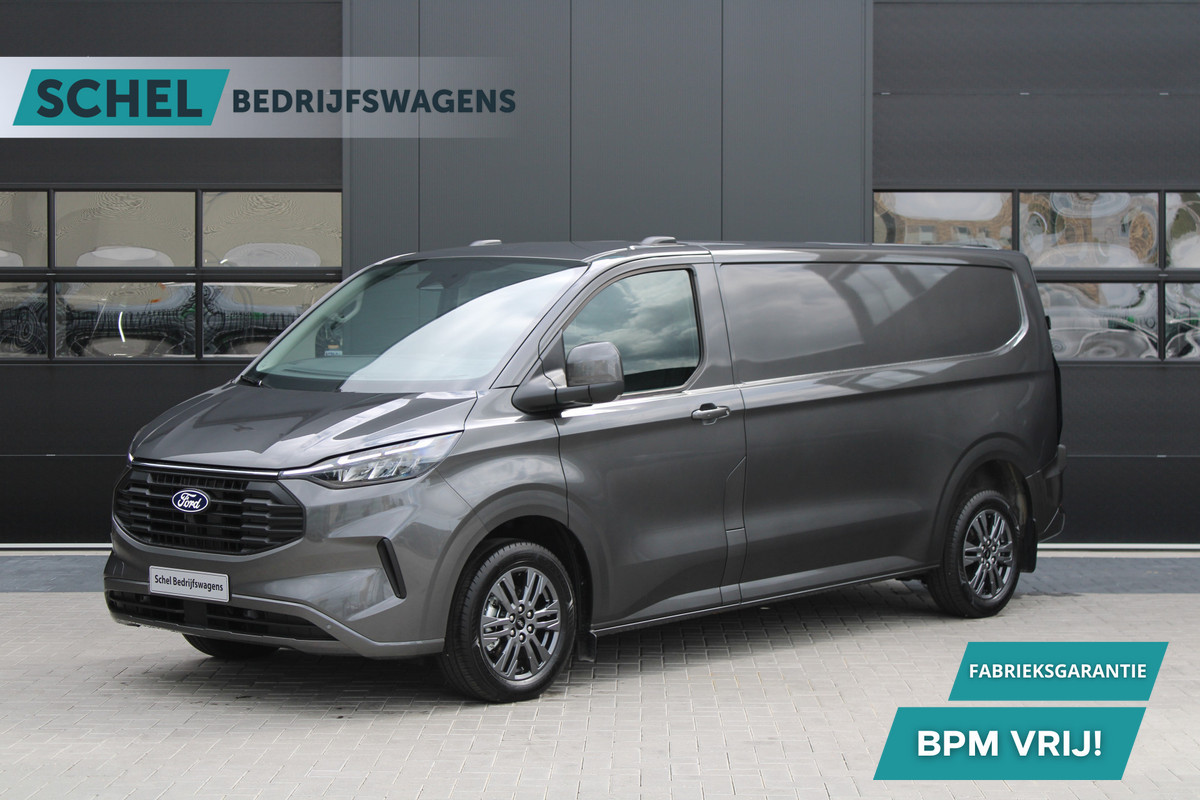 Ford Transit Custom 320 2.0 TDCI L2H1 Limited 150pk - Adaptive Cruise - Verwarmd stuur - Blind spot - Navigatie - Camera - Draadloos laden - Rijklaa