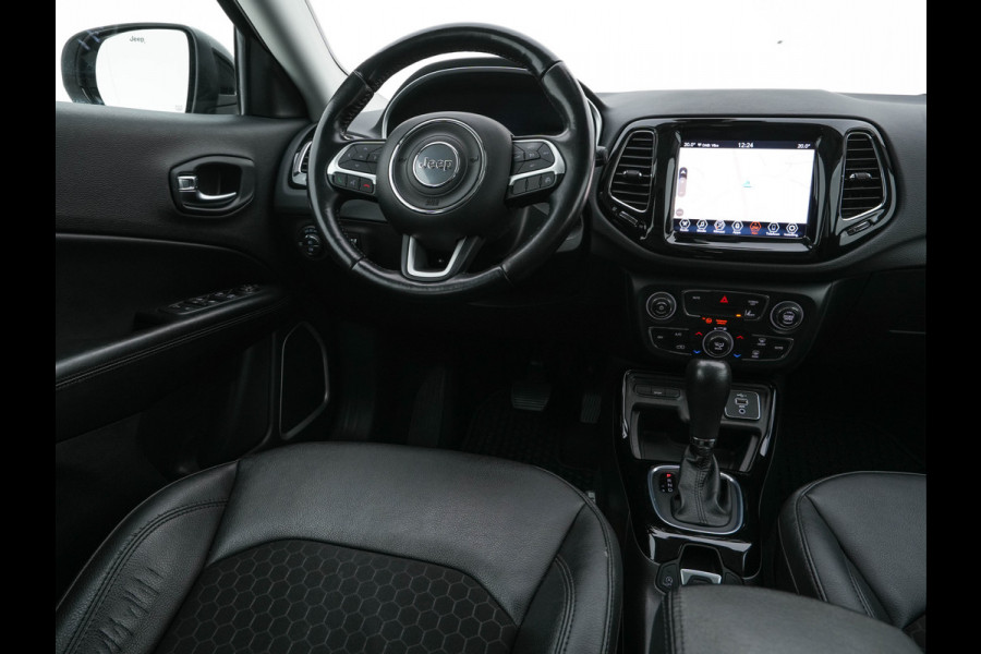 Jeep Compass 1.3T Night-Eagle Aut. *LEATHER-MICROFIBRE | NAVI-FULLMAP | KEYLESS | CAMERA | HEATED-SEATS | COMFORT-SEATS | DAB+ | ECC | LANE-ASSIST | PDC | CRUISE | 19''ALU*