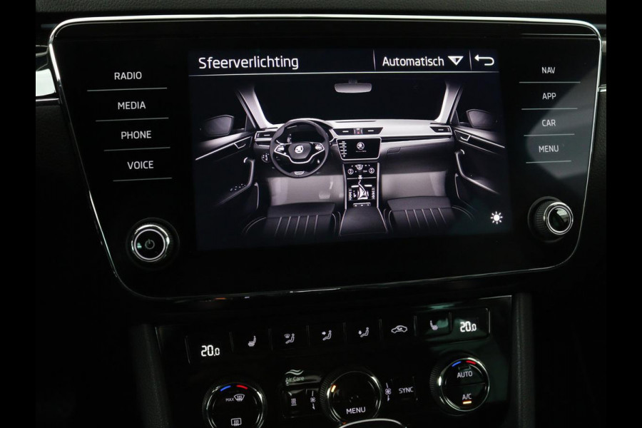 Škoda Superb 1.4 TSI iV Laurin & Klement | Panoramadak | Leder | Adaptive cruise | Canton Sound | Stoelverwarming | Standkachel | Carplay | Camera | Full LED | Memory