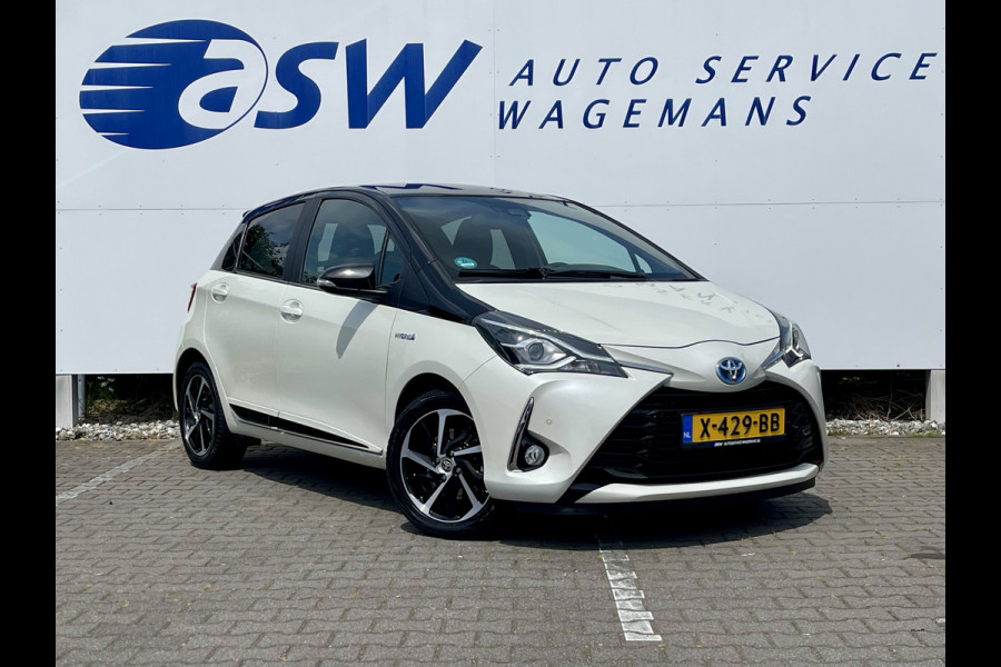 Toyota Yaris 1.5 Hybrid Bi-Tone | Parelmoer | CarPlay | Camera | Keyless | Cruise | 16 inch