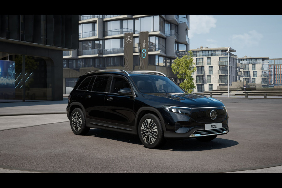 Mercedes-Benz EQB 250+ Business Solution Luxury 7p. 71 kWh | Parkeerpakket met achteruitrijcamera | EASY PACK achterklep | Dodehoekassistent | GUARD 360° Voertuigbescherming Plus | Extra USB-poorten | Verwarmde stoelen vooraan |