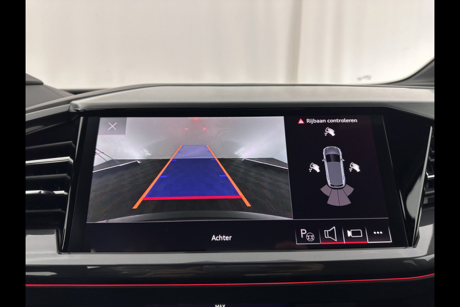 Audi Q4 e-tron 40 S edition 77 kWh S-Line-Sportpack [ 3-Fase ] (INCL-BTW) *HEAT-PUMP | LEATHER-FABRIC | MATRIX-LED | ADAPTIVE-CRUISE | AMBIENT-LIGHT | DIGI-COCKPIT | AUDI-SOUND | DAB+ | KEYLESS | SHIFT-PADDLES | CAMERA | HEATED-SPORTSEATS | 20''ALU*