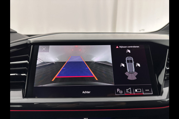 Audi Q4 e-tron 40 S edition 77 kWh S-Line-Sportpack [ 3-Fase ] (INCL-BTW) *HEAT-PUMP | LEATHER-FABRIC | MATRIX-LED | ADAPTIVE-CRUISE | AMBIENT-LIGHT | DIGI-COCKPIT | AUDI-SOUND | DAB+ | KEYLESS | SHIFT-PADDLES | CAMERA | HEATED-SPORTSEATS | 20''ALU*