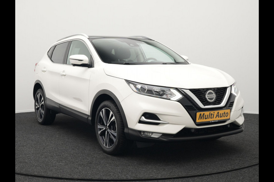 Nissan QASHQAI 1.3 DIG-T N-Connecta Automaat Dealer O.H. | Panodak | Sportstoelen Verwarmd | Apple Carplay | Navigatie | 360 Camera | Climate Control | DAB | Cruise Control |