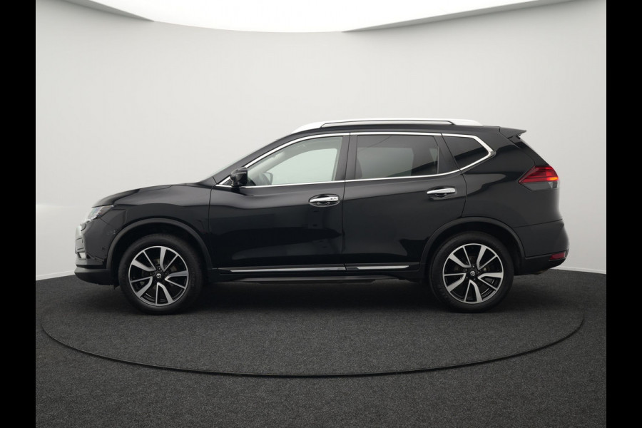 Nissan X-Trail 1.3 DIG-T Tekna Automaat | Panodak | Lederen Sportstoelen Verwarmd | Navigatie | Apple Carplay | 360 Camera | L.M. 19" | BOSE Sound | Climate Control | Cruise Control | DAB |