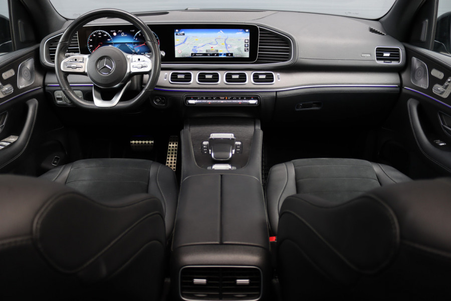 Mercedes-Benz GLE 450 4MATIC Premium+ AMG Line Aut9 | Luchtvering | Distronic+ | Trekhaak | Elek. stoelen Achter | HUD | Panoramadak | Memory | Zonnescherm | Standkachel | Parfumering |