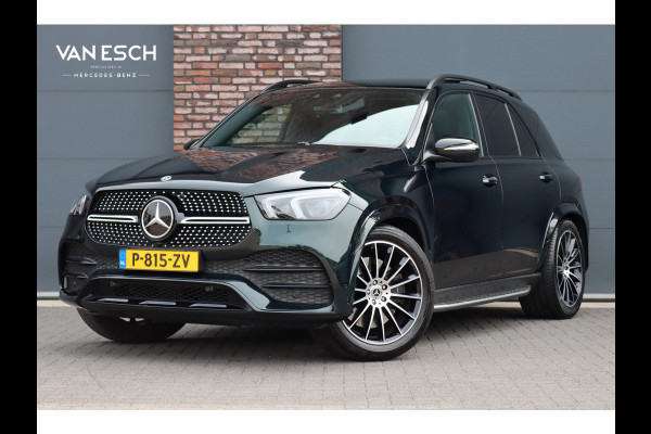 Mercedes-Benz GLE 450 4MATIC Premium+ AMG Line Aut9 | Luchtvering | Distronic+ | Trekhaak | Elek. stoelen Achter | HUD | Panoramadak | Memory | Zonnescherm | Standkachel | Parfumering |