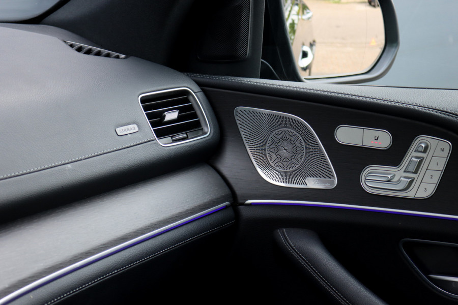 Mercedes-Benz GLE 450 4MATIC Premium+ AMG Line Aut9 | Luchtvering | Distronic+ | Trekhaak | Elek. stoelen Achter | HUD | Panoramadak | Memory | Zonnescherm | Standkachel | Parfumering |