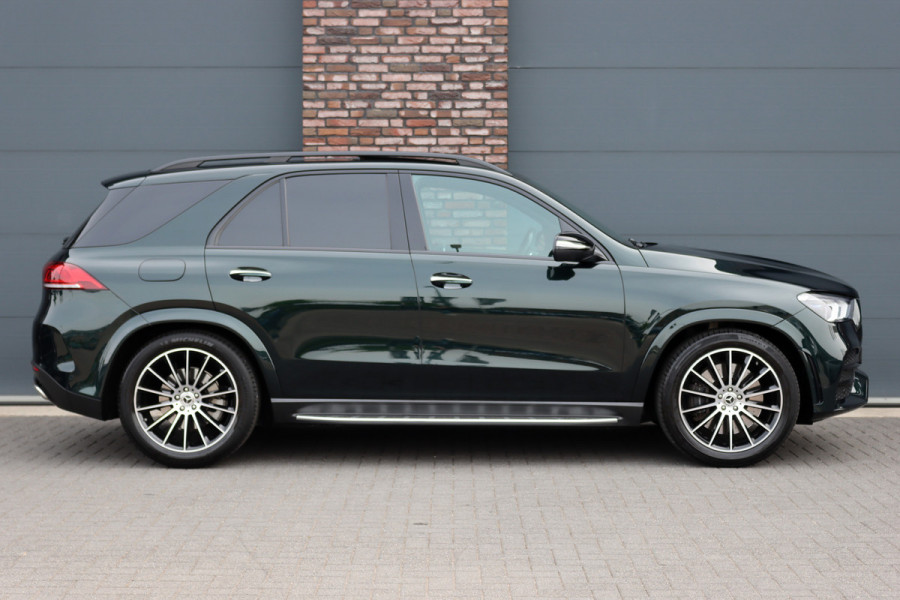 Mercedes-Benz GLE 450 4MATIC Premium+ AMG Line Aut9 | Luchtvering | Distronic+ | Trekhaak | Elek. stoelen Achter | HUD | Panoramadak | Memory | Zonnescherm | Standkachel | Parfumering |