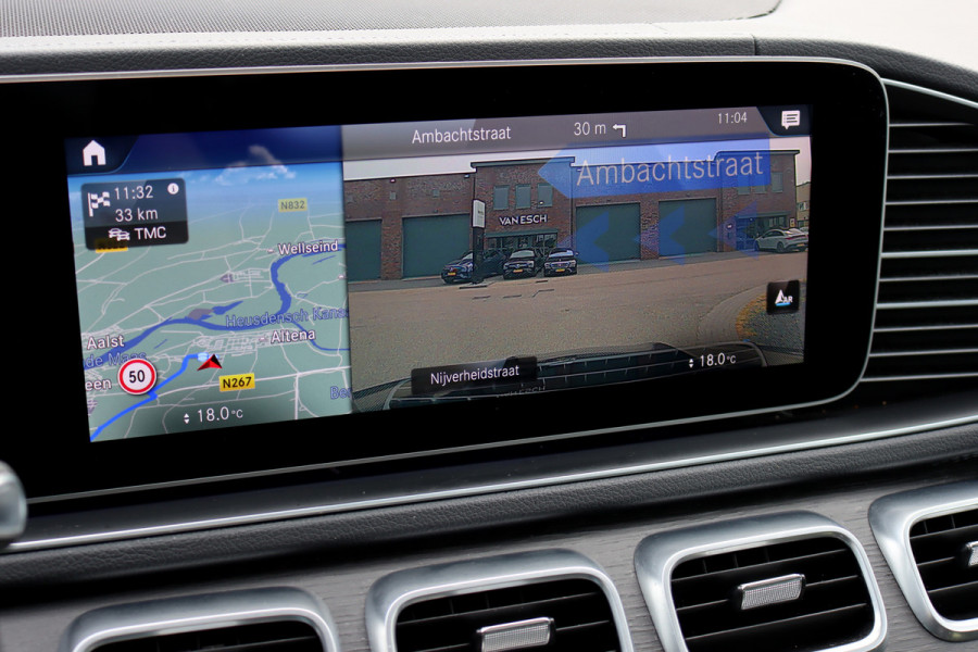 Mercedes-Benz GLE 450 4MATIC Premium+ AMG Line Aut9 | Luchtvering | Distronic+ | Trekhaak | Elek. stoelen Achter | HUD | Panoramadak | Memory | Zonnescherm | Standkachel | Parfumering |