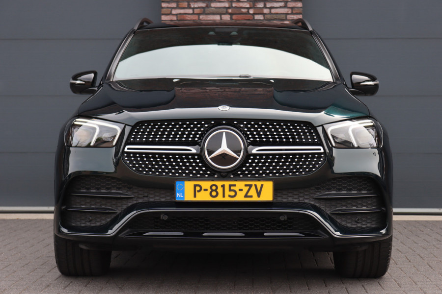 Mercedes-Benz GLE 450 4MATIC Premium+ AMG Line Aut9 | Luchtvering | Distronic+ | Trekhaak | Elek. stoelen Achter | HUD | Panoramadak | Memory | Zonnescherm | Standkachel | Parfumering |