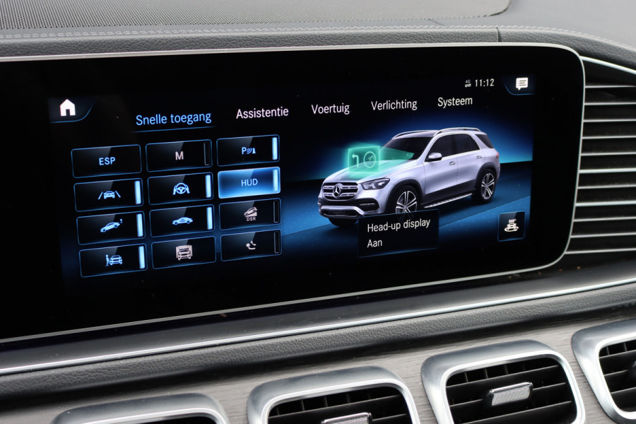 Mercedes-Benz GLE 450 4MATIC Premium+ AMG Line Aut9 | Luchtvering | Distronic+ | Trekhaak | Elek. stoelen Achter | HUD | Panoramadak | Memory | Zonnescherm | Standkachel | Parfumering |