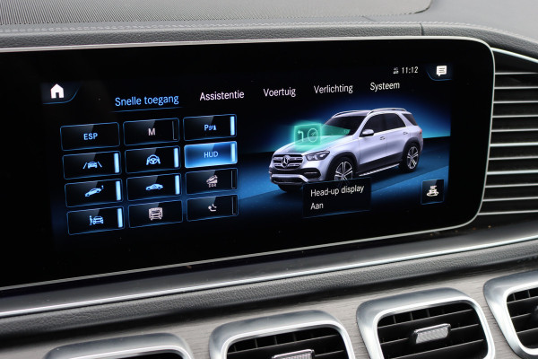 Mercedes-Benz GLE 450 4MATIC Premium+ AMG Line Aut9 | Luchtvering | Distronic+ | Trekhaak | Elek. stoelen Achter | HUD | Panoramadak | Memory | Zonnescherm | Standkachel | Parfumering |