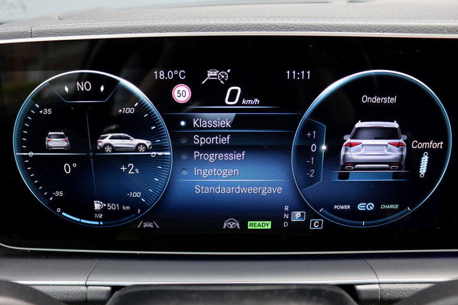 Mercedes-Benz GLE 450 4MATIC Premium+ AMG Line Aut9 | Luchtvering | Distronic+ | Trekhaak | Elek. stoelen Achter | HUD | Panoramadak | Memory | Zonnescherm | Standkachel | Parfumering |
