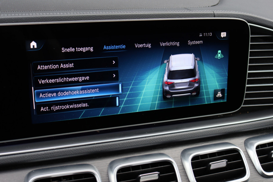 Mercedes-Benz GLE 450 4MATIC Premium+ AMG Line Aut9 | Luchtvering | Distronic+ | Trekhaak | Elek. stoelen Achter | HUD | Panoramadak | Memory | Zonnescherm | Standkachel | Parfumering |
