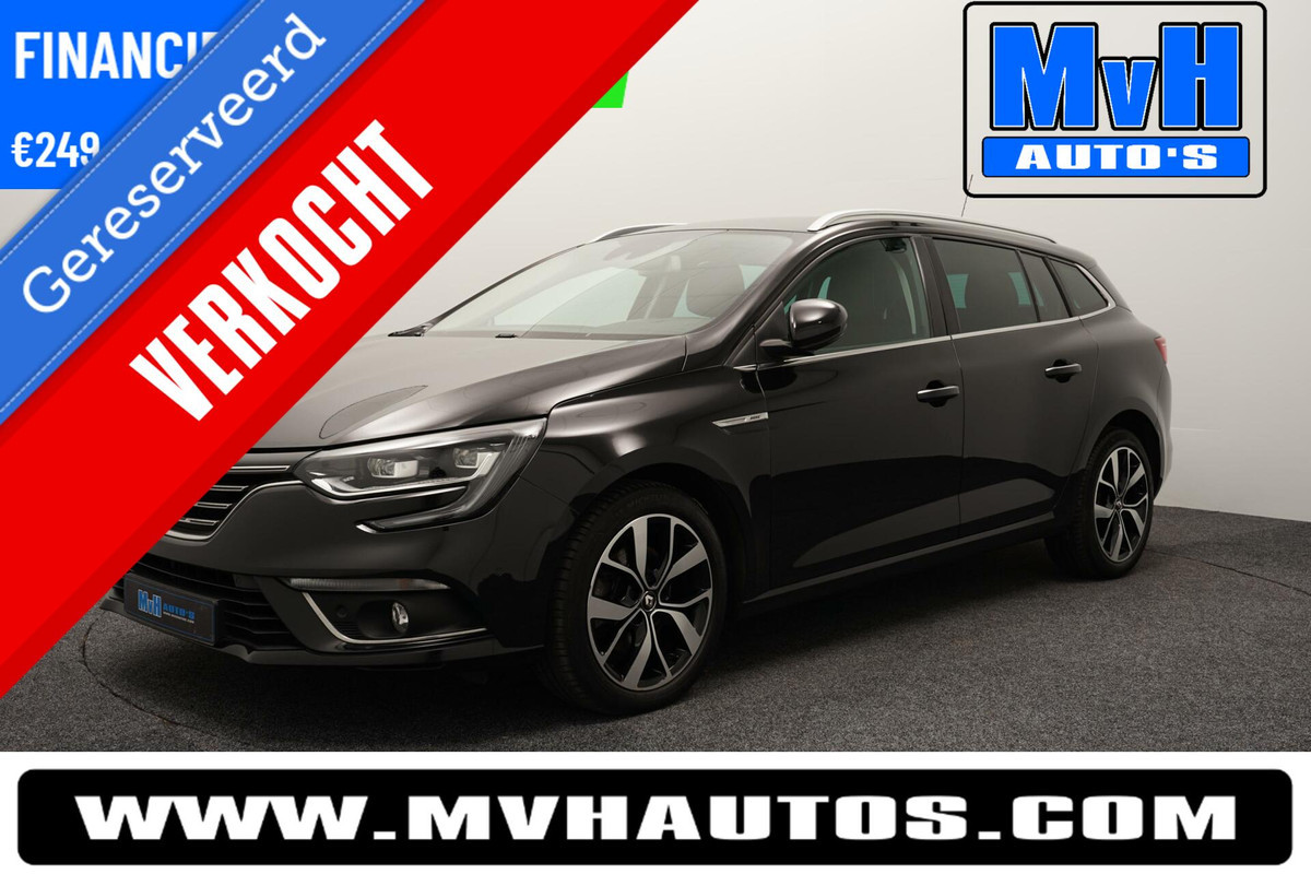 Renault Mégane Estate 1.3 TCe Bose 160PK|TREKH|CAMERA|LED|NAP Renault Mégane Estate 1.3 TCe Bose 160PK|TREKH|CAMERA|LED|NAP