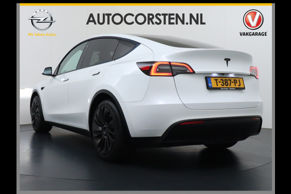 Tesla Model Y RWD 58kWh Lmv 19" Warmtepomp LFP-Accu Autopilot FSD-Computer 3 Leder Panoramadak Elektr.Stuur+Stoel+Verwarmd Navi Ecc Premium Au Camera's Elektr.AchterKlep Parkeer Assistent 2xContactloos-laden Sentry-Mode PrivacyGlas Bluetooth Dodehoek detector Connected services AMD-Ryzen Processor 1.600kg trekvermogen Origineel Nederlandse Auto Fabrieksgarantie t/m 31-12-2026 Garantie op Accu en Motor tot 04-08-2031 max. 160.000km 1e particuliere eigenaar!