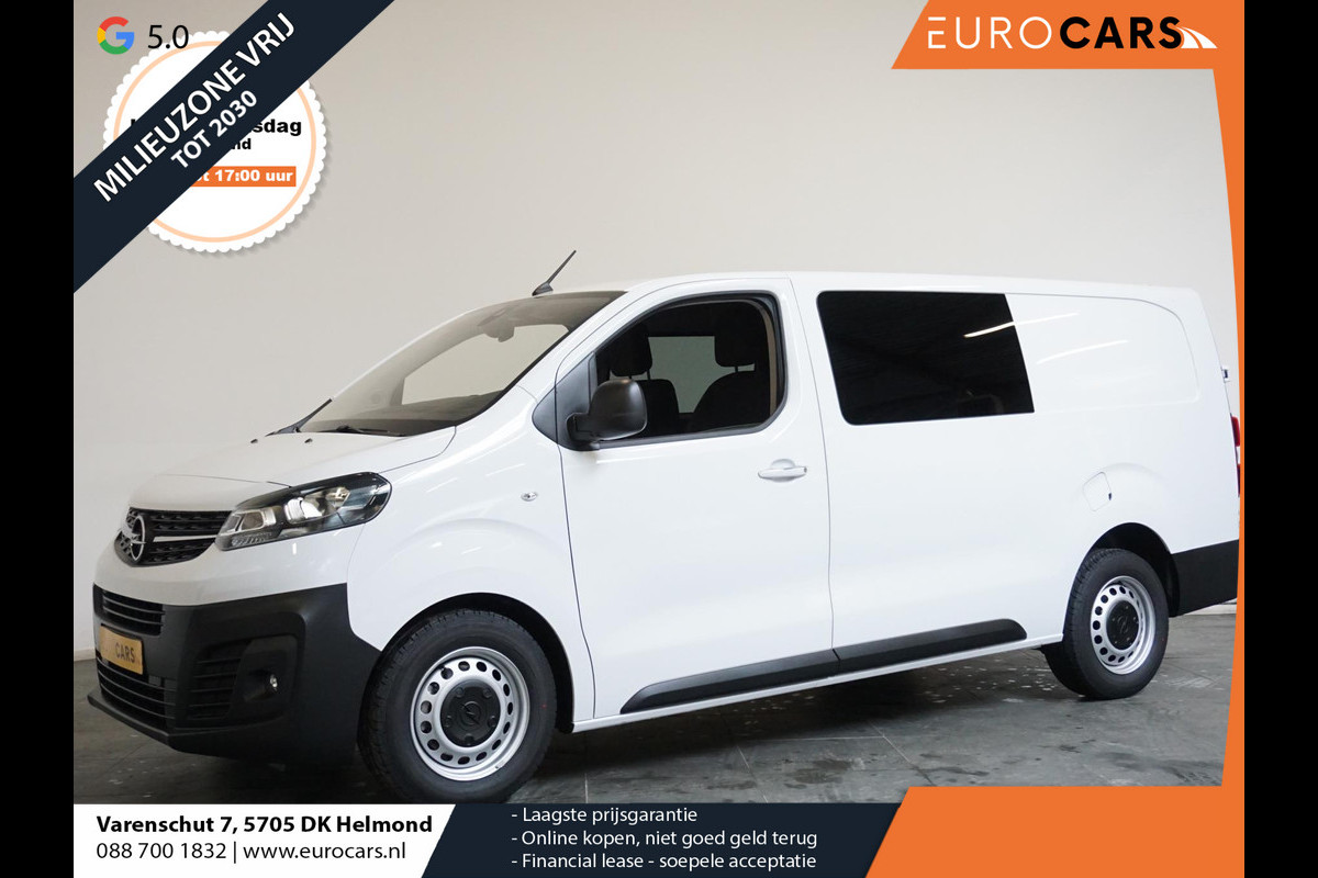 Opel Vivaro 145pk Automaat Dubbele Cabine L3H1 Navigatie Apple Carplay Cruise control Trekhaak Opel Vivaro 145pk Automaat Dubbele Cabine L3H1 Navigatie Apple Carplay Cruise control Trekhaak