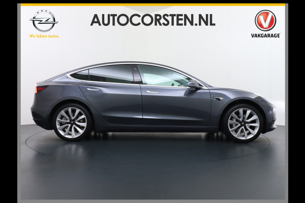Tesla Model 3 RWD SR+ 60kWh 325PK FSD 2.5-Computer Priv.Glas Lmv 19" AutoPilot Leder PanoDak Adaptive-Cruise Lmv Camera's Elektr.-Stuur+Stoele Navi LED Comfortstoelen ACC DAB GSM-Sleutel+Voorverwarmen interieur via App One-Pedal-Drive Origineel Nederlandse auto tot 11kw laden thuis! Garantie Accu tot 30-09-2027 max 160.000km 1.584kg licht! (23 euro belasting p/m)