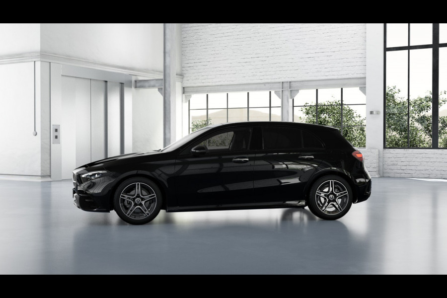 Mercedes-Benz A-Klasse 180 Business Solution AMG | Nightpakket | Parkeerpakket met achteruitrijcamera | KEYLESS GO | Sfeerverlichting | MULTIBEAM LED | Extra USB-poorten | Verwarmde stoelen vooraan | Spiegelpakket |