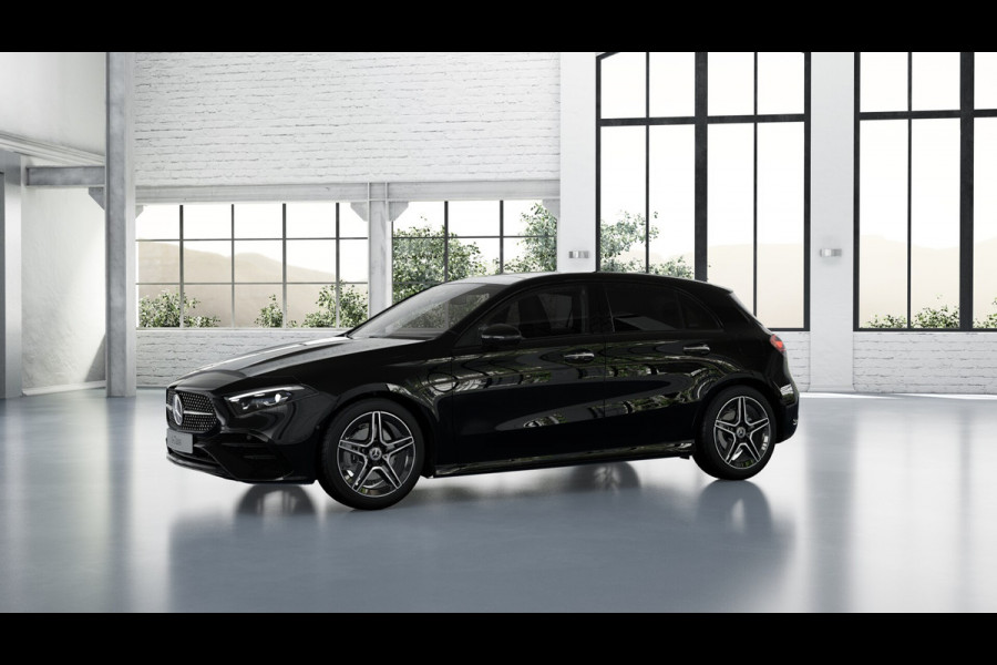 Mercedes-Benz A-Klasse 180 Business Solution AMG | Nightpakket | Parkeerpakket met achteruitrijcamera | KEYLESS GO | Sfeerverlichting | MULTIBEAM LED | Extra USB-poorten | Verwarmde stoelen vooraan | Spiegelpakket |