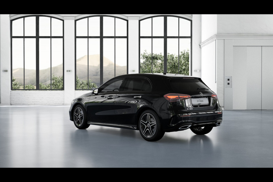 Mercedes-Benz A-Klasse 180 Business Solution AMG | Nightpakket | Parkeerpakket met achteruitrijcamera | KEYLESS GO | Sfeerverlichting | MULTIBEAM LED | Extra USB-poorten | Verwarmde stoelen vooraan | Spiegelpakket |