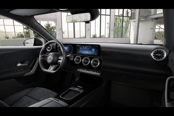 Mercedes-Benz A-Klasse 180 Business Solution AMG | Nightpakket | Parkeerpakket met achteruitrijcamera | KEYLESS GO | Sfeerverlichting | MULTIBEAM LED | Extra USB-poorten | Verwarmde stoelen vooraan | Spiegelpakket |