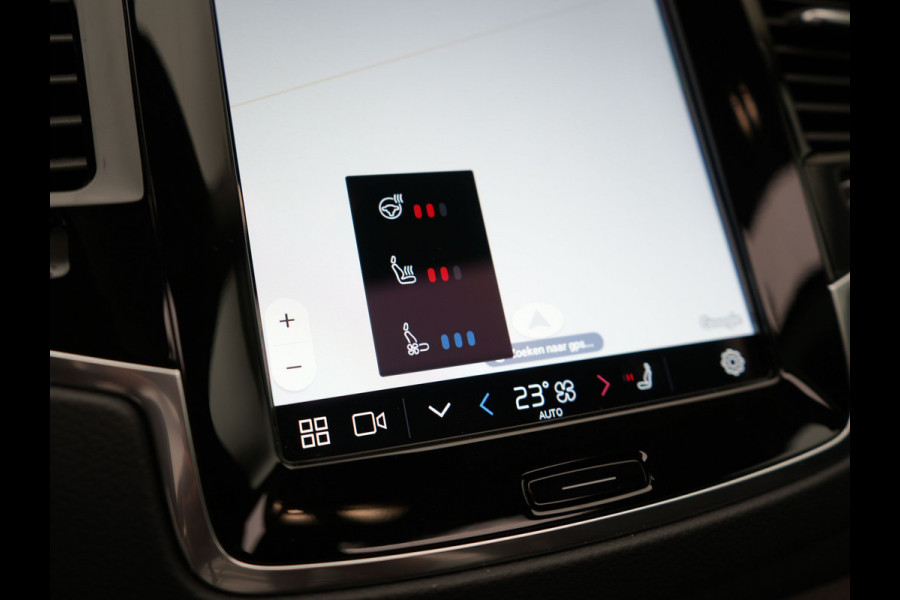 Volvo XC90 T8 Recharge AWD Plus Dark 456pk Plug In Hybrid Long Range PHEV | Panodak | Adaptive Cruise | Luxe Lederen Sportstoelen Memory & Ventilatie | 360 Camera | Harman Kardon | Google Maps | Keyless |