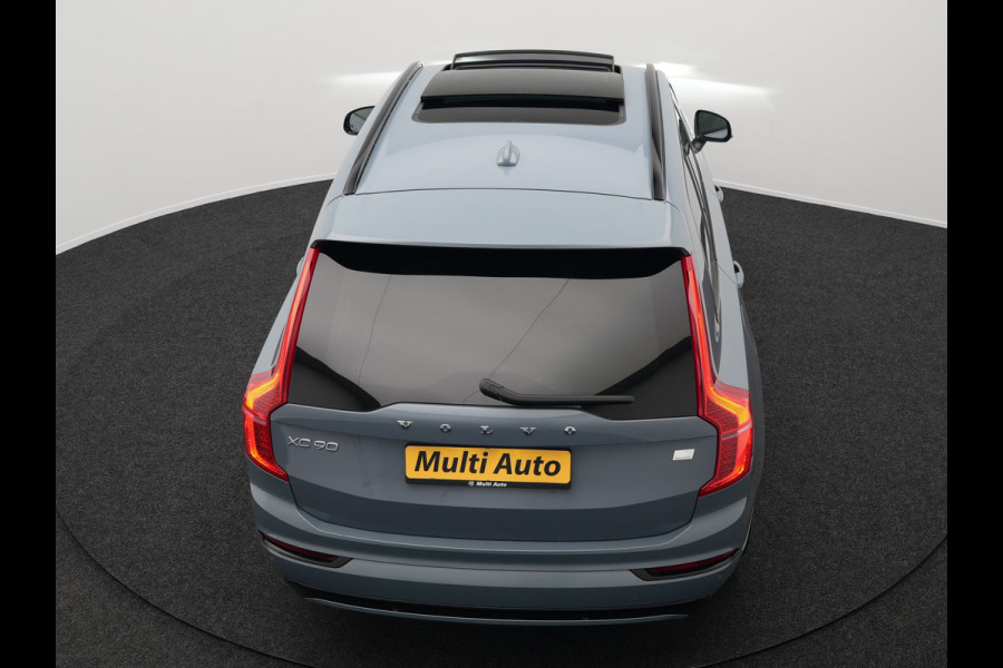 Volvo XC90 T8 Recharge AWD Plus Dark 456pk Plug In Hybrid Long Range PHEV | Panodak | Adaptive Cruise | Luxe Lederen Sportstoelen Memory & Ventilatie | 360 Camera | Harman Kardon | Google Maps | Keyless |