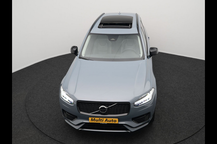Volvo XC90 T8 Recharge AWD Plus Dark 456pk Plug In Hybrid Long Range PHEV | Panodak | Adaptive Cruise | Luxe Lederen Sportstoelen Memory & Ventilatie | 360 Camera | Harman Kardon | Google Maps | Keyless |