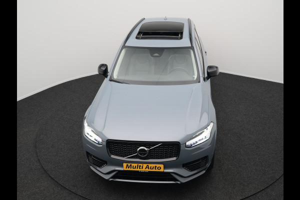 Volvo XC90 T8 Recharge AWD Plus Dark 456pk Plug In Hybrid Long Range PHEV | Panodak | Adaptive Cruise | Luxe Lederen Sportstoelen Memory & Ventilatie | 360 Camera | Harman Kardon | Google Maps | Keyless |