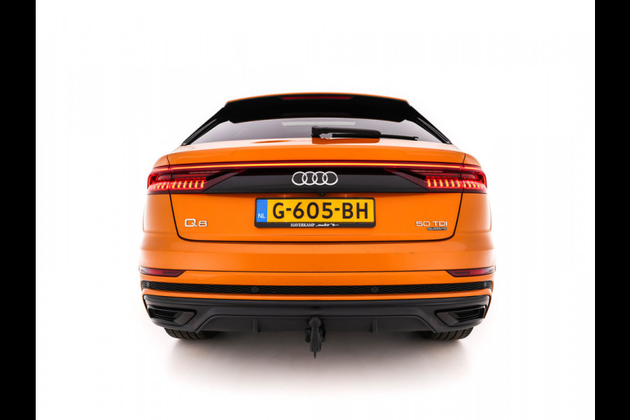 Audi Q8 50 TDI Quattro Pro Line S Aut. *PANO | LUXURY-LEATHER | HEAD-UP | HD-MATRIX | SOFT-CLOSE | TOPVIEW | DIGI-COCKPIT | MEMORY-PACK | SPORT-SEATS | KEYLESS | AIR-SUSPENSION | AMBIENT-LIGHT | DAB+ | NAVI-FULLMAP | TOWBAR |