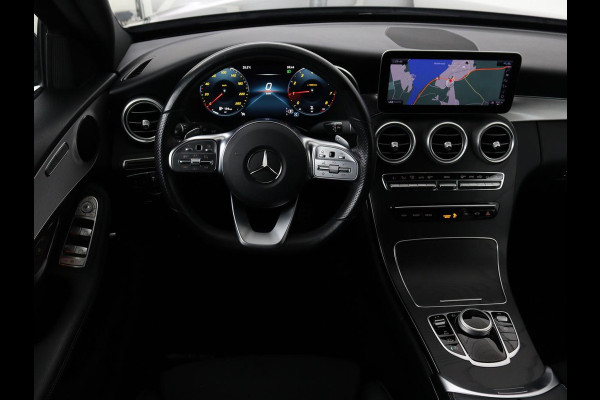 Mercedes-Benz C-Klasse 160 Business Solutions AMG | Stoelverwarming | Trekhaak | Leder/Alcantara | Camera | Navigatie | Park Assist | Full LED | Climate control
