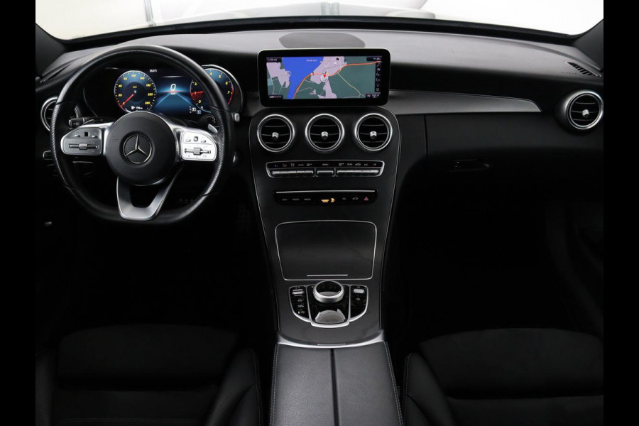 Mercedes-Benz C-Klasse 160 Business Solutions AMG | Stoelverwarming | Trekhaak | Leder/Alcantara | Camera | Navigatie | Park Assist | Full LED | Climate control