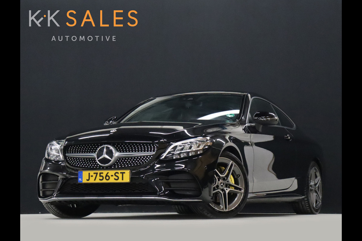 Mercedes-Benz C-Klasse Coupé 200 AMG [SFEERVERLICHTING, APPLE CARPLAY, ANDROID, CAMERA, VOL LEDER, CRUISE, STOELEN ELEKTRISCH, FLIPPERS, NIEUWSTAAT]