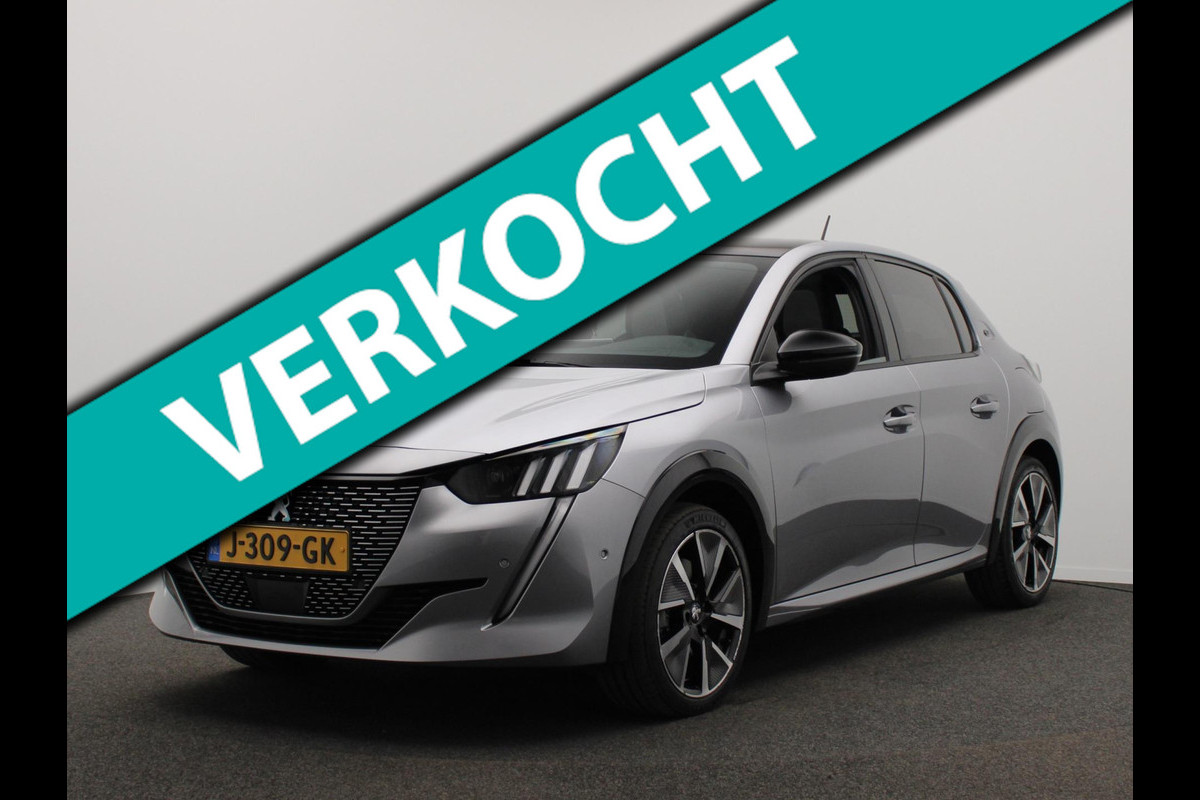 Peugeot e-208 EV GT 350 50 kWh Pano/dak Camera Origineel NL
