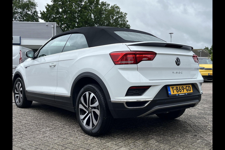 Volkswagen T-Roc Cabrio 1.5 TSI Style 150pk Automaat | Adaptieve Cruise | Stoelverwarming | Digitale Cock pit | Dealer onderhouden | Dodehoeksensoren