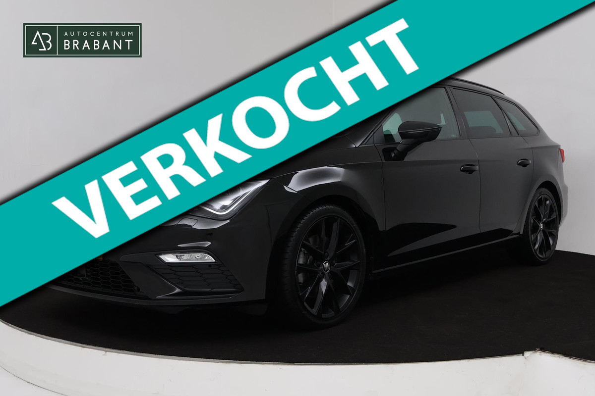 Seat León ST 1.5 TSI FR Ultimate Edition Black (PANORAMADAK, CAMERA, STOELVERWARMING, NAVIGATIE, PARKEERSENSOREN, NL-AUTO) Seat León ST 1.5 TSI FR Ultimate Edition Black (PANORAMADAK, CAMERA, STOELVERWARMING, NAVIGATIE, PARKEERSENSOREN, NL-AUTO)