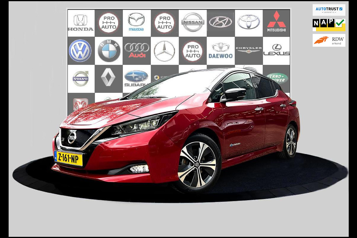 Nissan Leaf Tekna 40 kWh 3d cam_Trekh_Stoelverw_Navi Nissan Leaf Tekna 40 kWh 3d cam_Trekh_Stoelverw_Navi