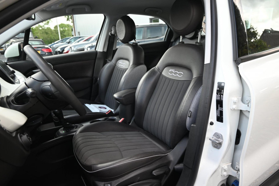 Fiat 500X 1.4 Turbo MultiAir Lounge 140 PK Aut. Xenon Camera Half/Leer Keyless 18''