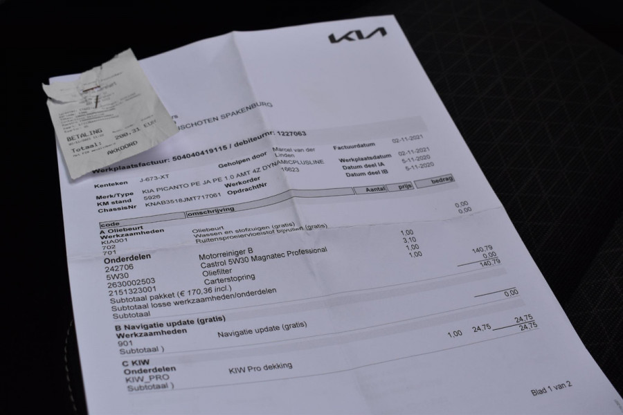 Kia Picanto 1.0 DPi ComfortLine Automaat Keyless Camera Cruise Trekhaak